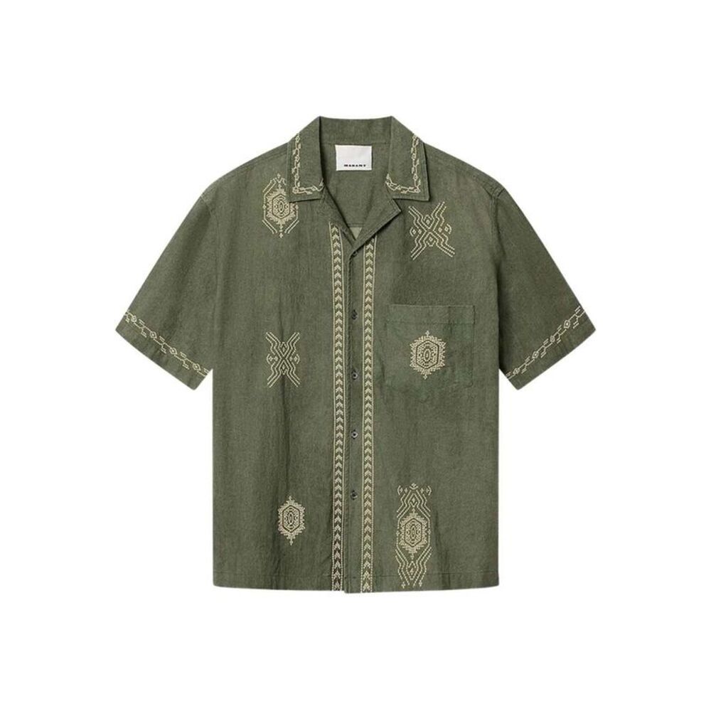 Marant Men Zekim Shirt With Embroidery